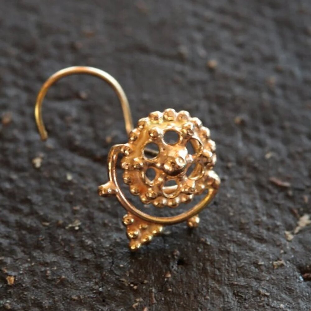 Studio Lil (Etsy) Sterling SILVER Nose Ring Stud BRAND NEW